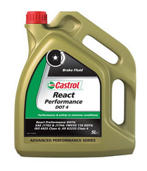 Castrol Синтетическая тормозная жидкость React Performance, 5л